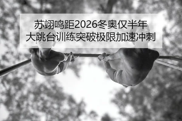 苏翊鸣距2026冬奥仅半年 大跳台训练突破极限加速冲刺